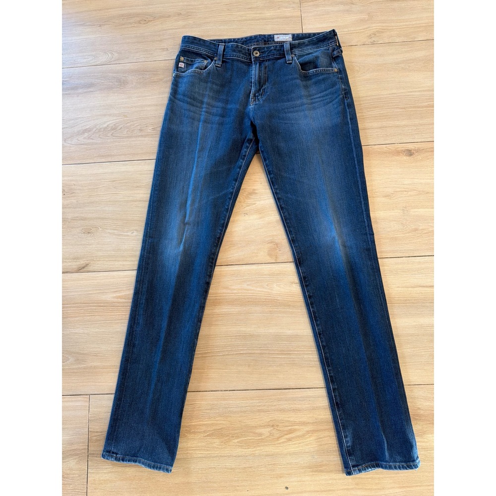 AG Adriano Goldschmied The‎ Tellis Slim Straight Jeans Dark Wash 33x34